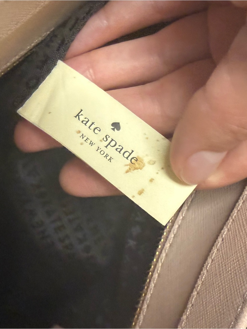 Kate Spade | Blush Pink & Black Tote Bag with Matching Wallet - Picture 7 of 13